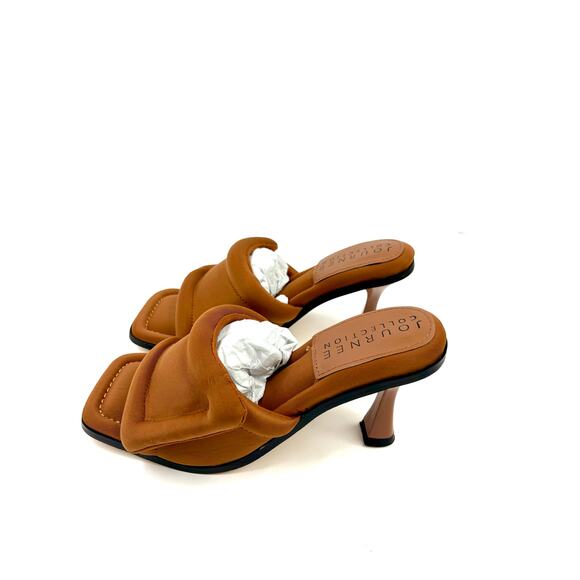 Journee Collection Women Addriel Square Toe Dress Sandals Heels Tan Size 6
NWT - Picture 4 of 6